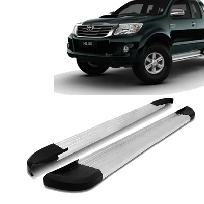 Estribo Hilux CD 06/15 Alumínio Anodizado