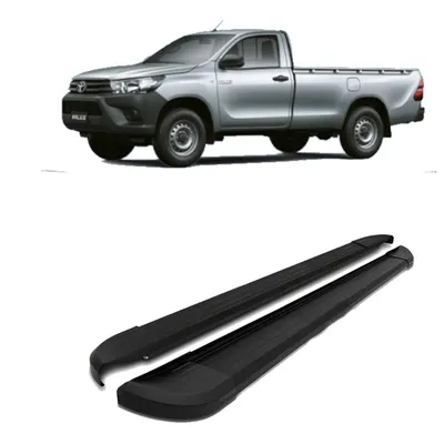 Estribo Hilux CS 16/ Alumínio Preto*