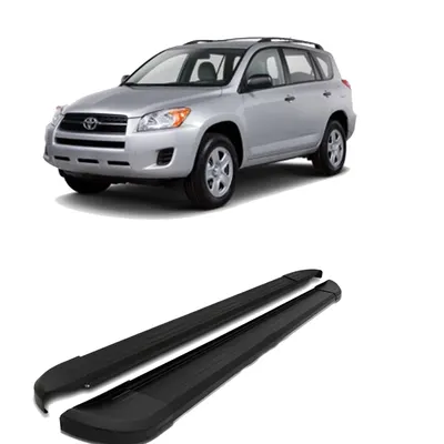 Estribo Rav 4 05/12 Alumínio Preto