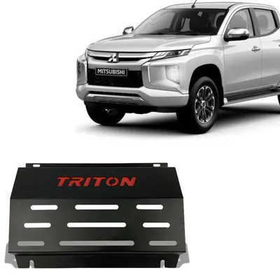 Protetor De Motor Personalizado Triton 22/ Preto*