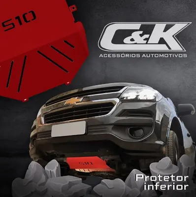 Protetor De Motor Personalizado S-10 17/ Preto* — detalhe