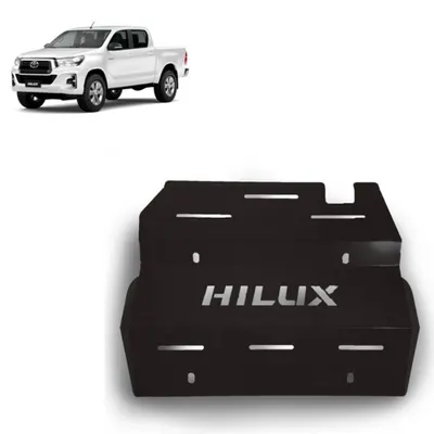 Protetor De Motor Personalizado Hilux 06/15 Preto*