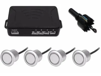 Sensor Estac. Traseiro Preto Brilho* — detalhe