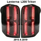 Detalhe da lanterna traseira L200 full LED fumê 2015 até 2019