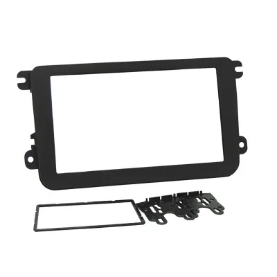 Moldura P/Mídia Amarok/Jetta/Gol 7″ Preto Fosco* — detalhe