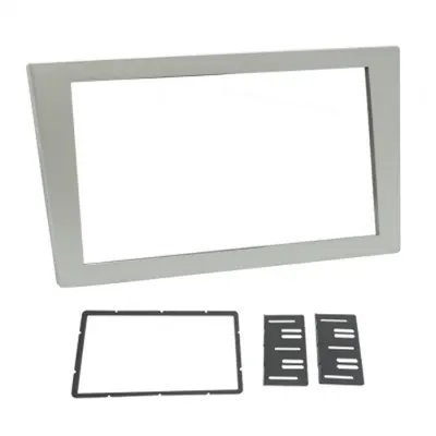 Moldura P/Mídia Vectra GT/Meriva 7″ Prata*