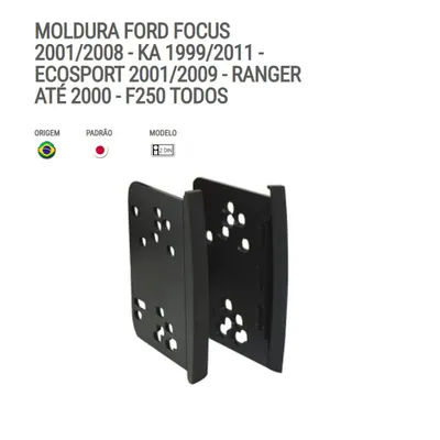 Moldura P/Mídia Ka 99/11 Ranger 6.8″ Preta*