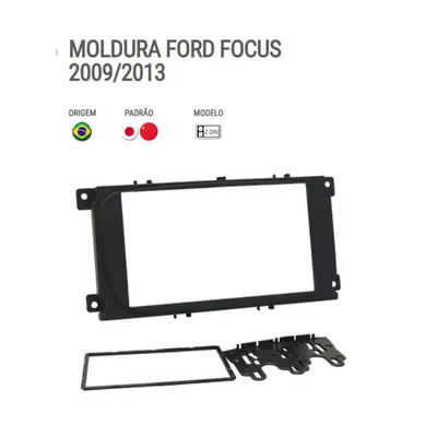 Moldura P/Mídia Focus 09/13 7″ Preta*