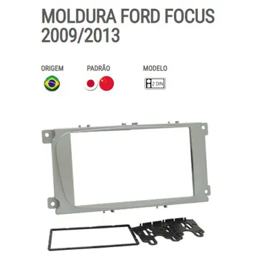 Moldura P/Mídia Focus 09/13 7″ Prata*