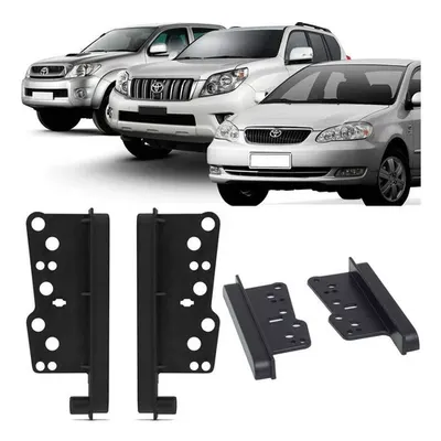Moldura P/Mídia Corolla 03/07 Hilux 05/11 7″Preta*