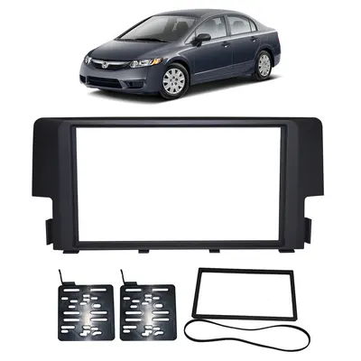 Moldura P/Mídia Civic 17/21 7″ Preta*