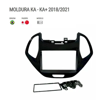 Moldura P/Mídia Ká 18/21 7″ Preta*