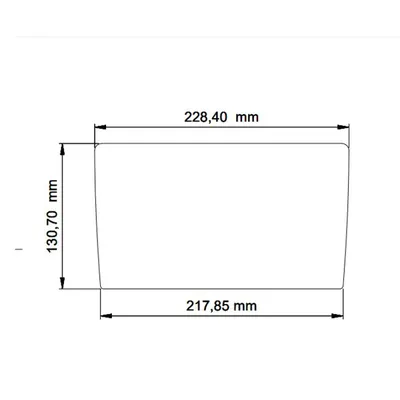 Moldura P/Mídia Amarok 17/24 9″ Preto Fosco* — detalhe