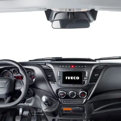 Moldura P/Mídia Iveco Daily 20/ Preta* — detalhe