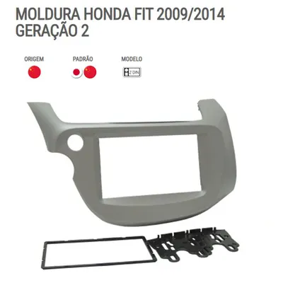 Moldura P/Mídia Fit 9″/7″ Grafite*