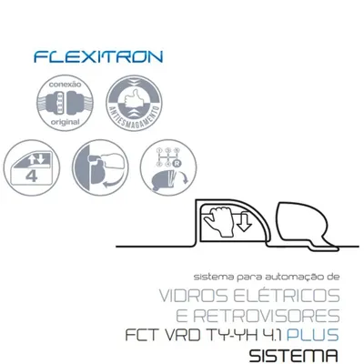 MLV P/ Vidros+ Tilt Down +rebatimento Hilux * — detalhe
