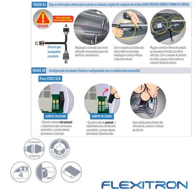 MLV P/ Vidros +Teto +Rebatimento Civic/CR-V/City* — detalhe