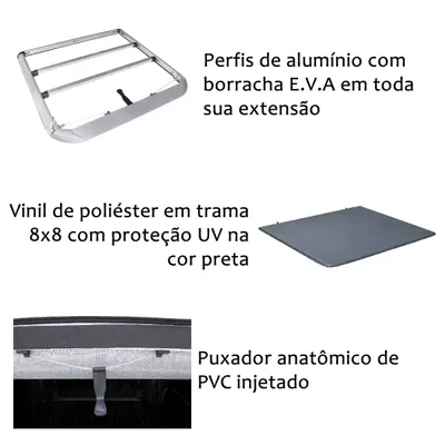 Capota Marítima 10/ CS C/Gancho Saveiro FF — detalhe