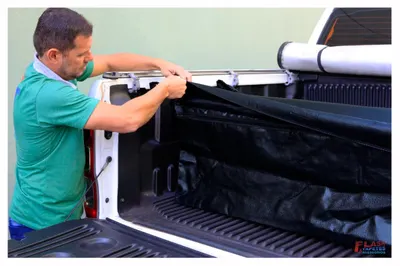 Bolsas porta bagagem Impermeáveis para Caçamba ou teto — detalhe