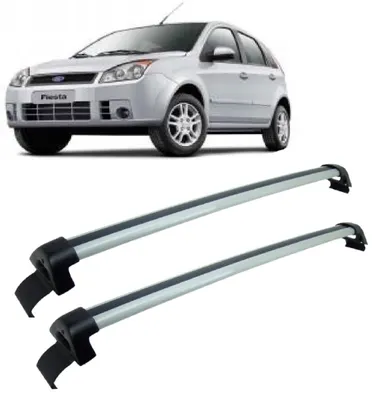 Rack De Alumínio Fiesta Hatch/Sedan 03/13 Prata*