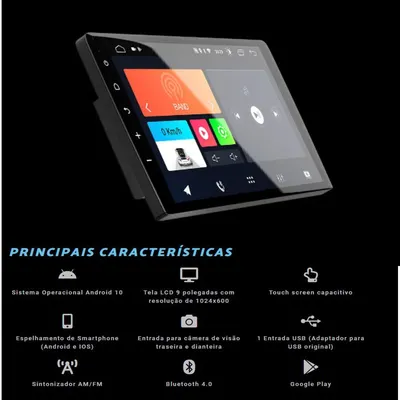 Central Multimidia HR-V 19/22 9″* — detalhe