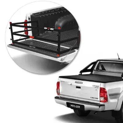 Extensor De Caçamba Hilux 06/15 Preto ED*