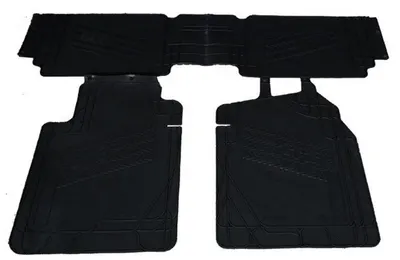 Tapete Personalizado PVC L-200 CD 06/ Preto 3Pç*