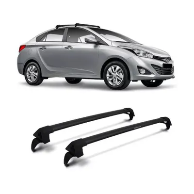 Rack De Alumínio HB20 /19 Sedan Preto*