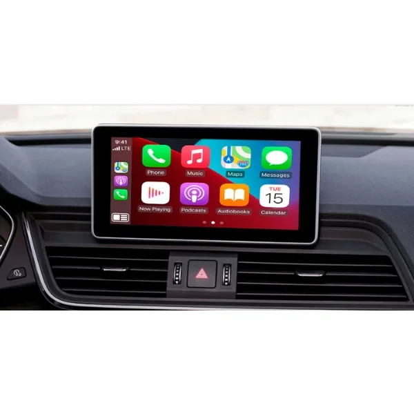 Interface Carplay Android Auto wireless compatível com Audi equipados com rádio MIB2-8.3.