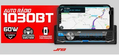 Rádio Automotivo C/ Bluetooth C/Suporte Cel*