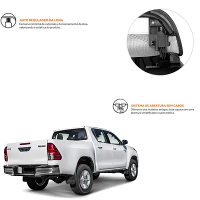 Capota Marítima 16/ CD Hilux GRX KEKO* — detalhe