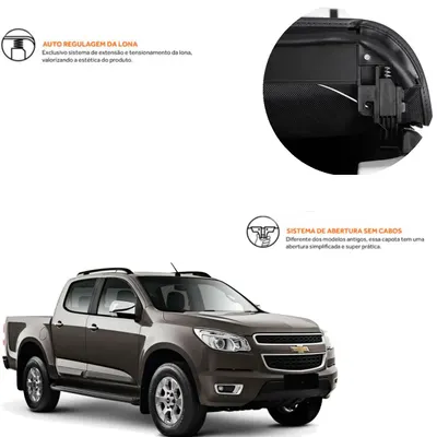 Capota Marítima 12/ CD S-10 GRX Pro Black KEKO* — detalhe
