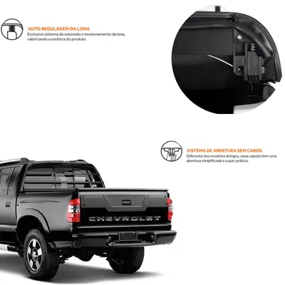 Capota Marítima /11 CD S-10 GRX Pro Black KEKO* — detalhe