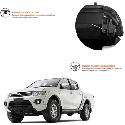 Capota Marítima 08/18 L-200 HPE GRX Pro Black* — detalhe