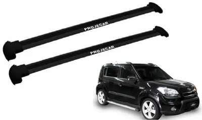 Travessa P/ Longarina Kia Soul /14 Preta*