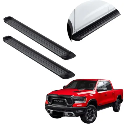 Estribo Ram 1500 21/ My Trip Preto *SEM KIT*