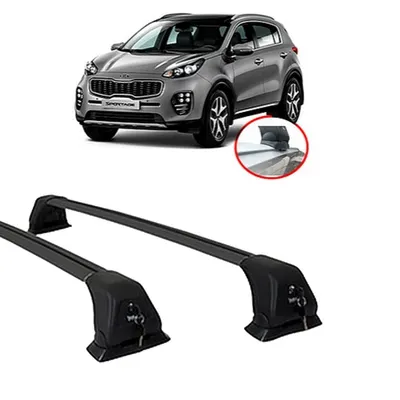 Travessa P/Longarina Sportage 17/22 Preta C/Chave*