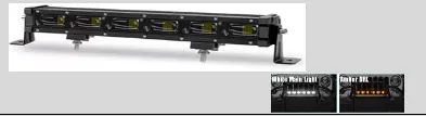 Barra De Led 6D Slim (53,7x 7.5x 8.0cm)*