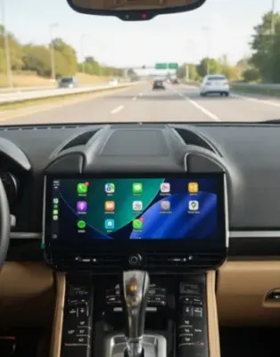 Central multimídia porsche carplay