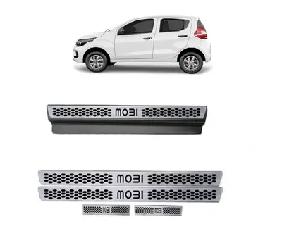 Soleira Resinada Mobi Aço Escovado
