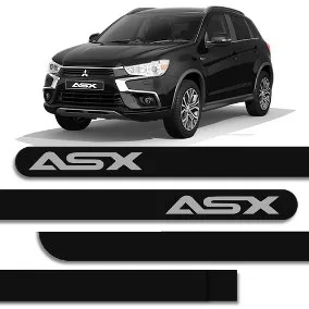 Friso Lateral Preto Escrita Cromo – ASX*