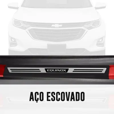 Soleira Resinada Equinox Aço Escovado* — detalhe