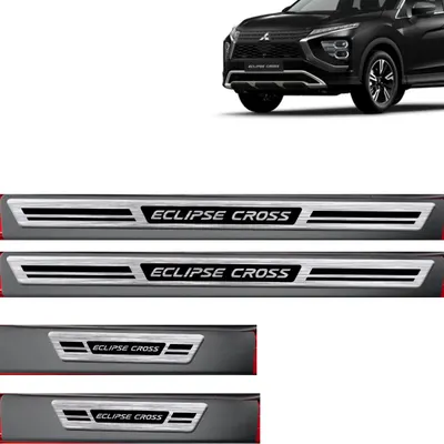 Soleira Resinada Eclipse Cross Aço Escovado