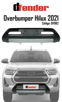 Bumper (Preto/Prata) Hilux 21/*