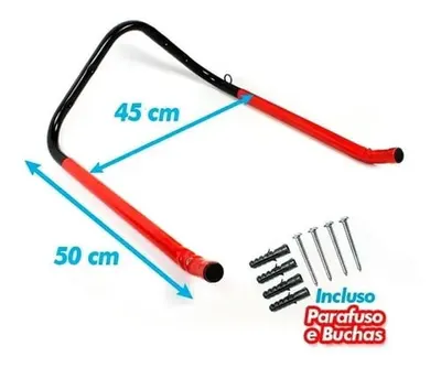 Suporte De Bike De Parede – P/ 02 Bikes*