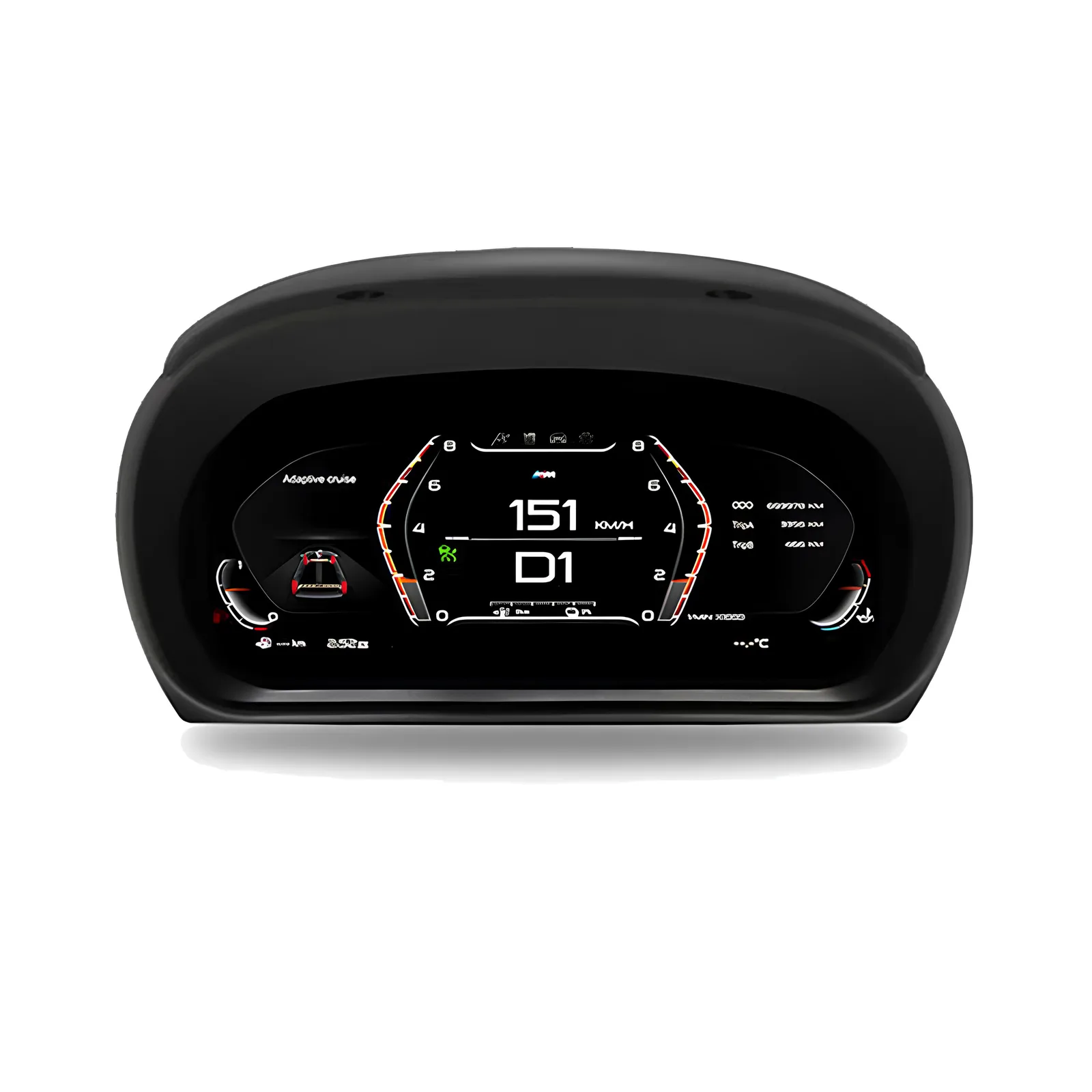 Painel Cluster Digital TFT BMW Série 3 E90 E91 E92 E93 com detalhes em alta definição