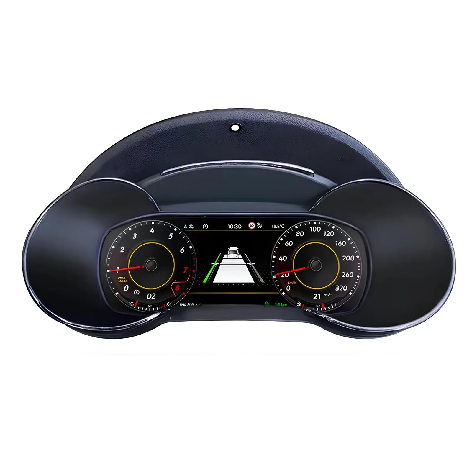 Painel Cluster Digital TFT Audi A3 14-20 10.25" com resolução 1920x720