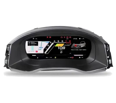 Painel Cluster Digital TFT VW Passat 11-15, 18-22 9″ 1920×720