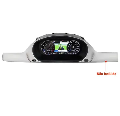 Painel Cluster Digital TFT VW Passat CC 09-13,2015,2016,2018 9″ 1920×720