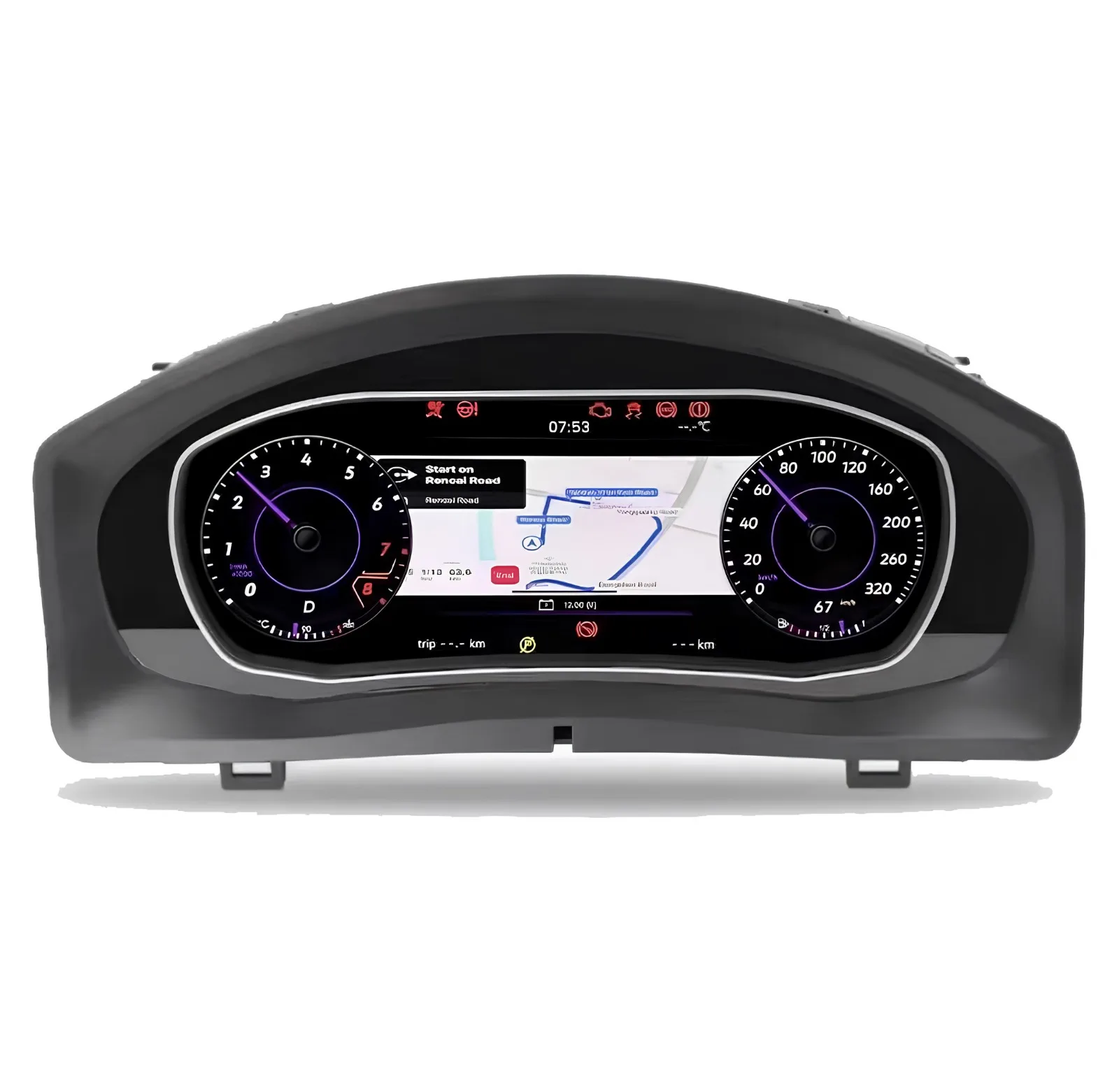 Painel Cluster Digital TFT VW Tiguan 09-17 10.25" 1920x720 - Acessório
